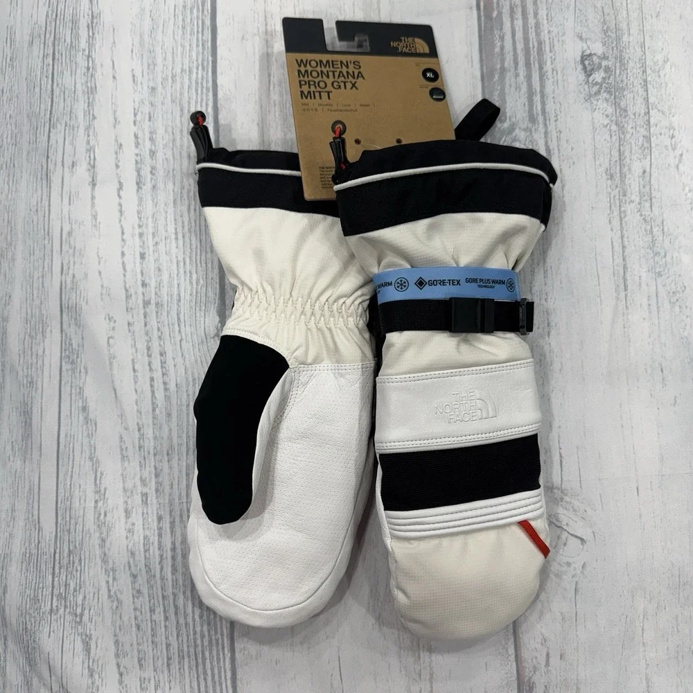 The North Face Women Montana Pro GTX Gortex Mittens Gloves XL Ski Snowboard $150